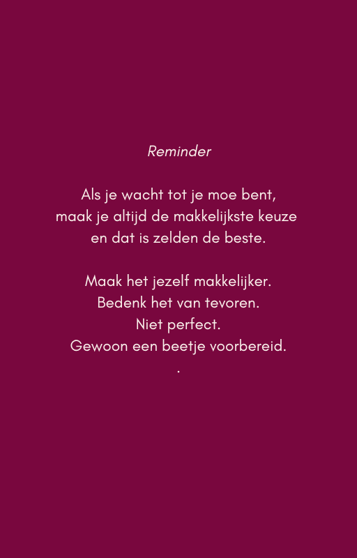 Iets wat haar leven simpeler maakt
