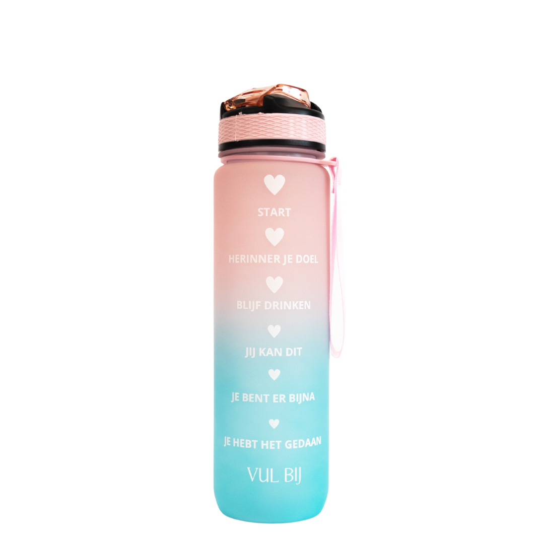 Get Fit Girl 1L drinkfles - meerdere kleuren