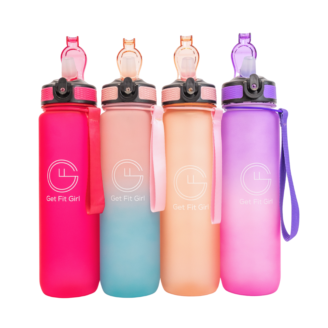 Get Fit Girl 1L drinkfles - meerdere kleuren