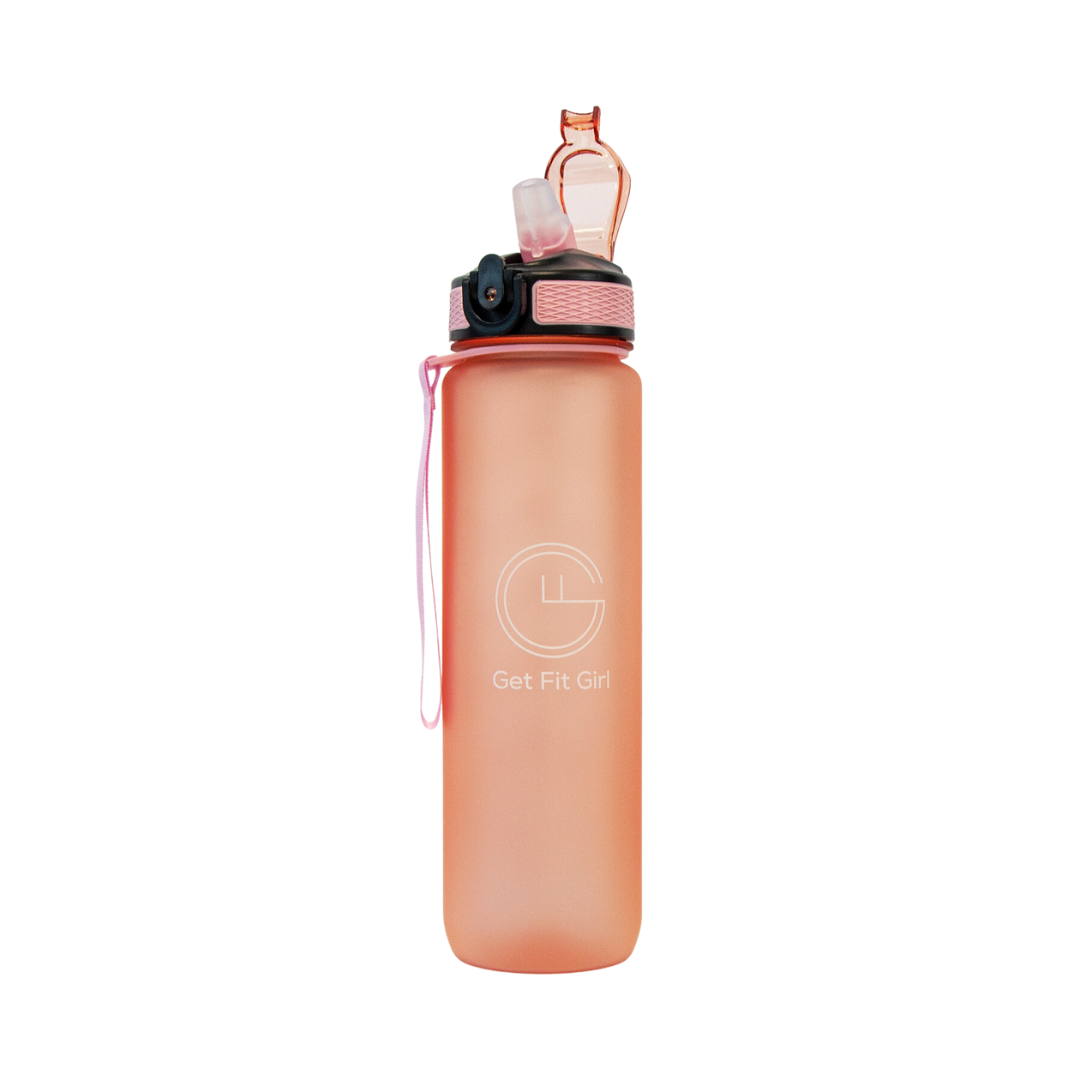 Get Fit Girl 1L drinkfles - meerdere kleuren Get Fit Girl